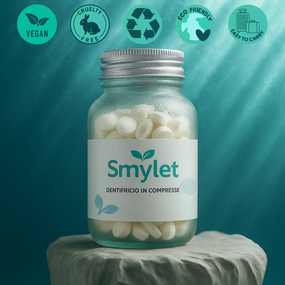rispetto per il mondo dentifricio in compresse