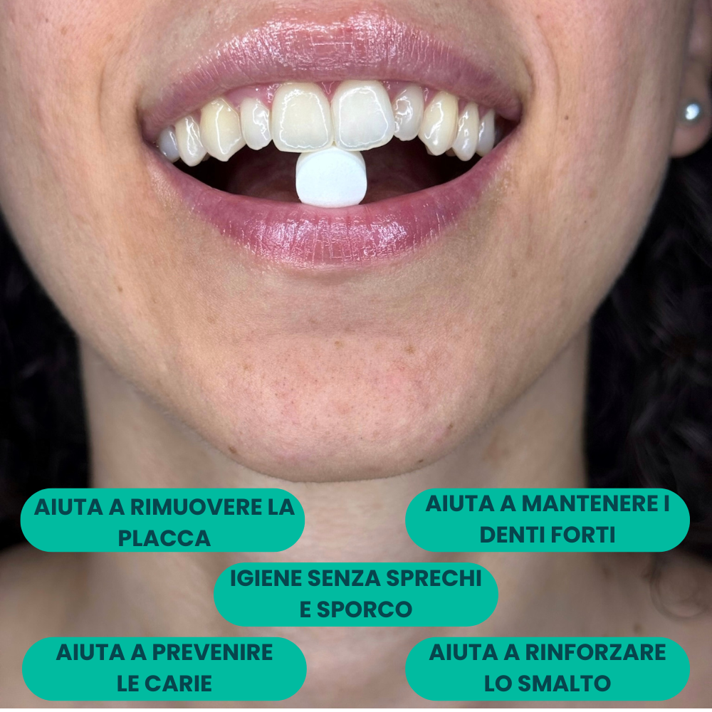 benefici dentifricio in compresse